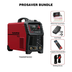Arccaptain TIG200P AC DC Multi Process Pulse TIG Aluminum Welder