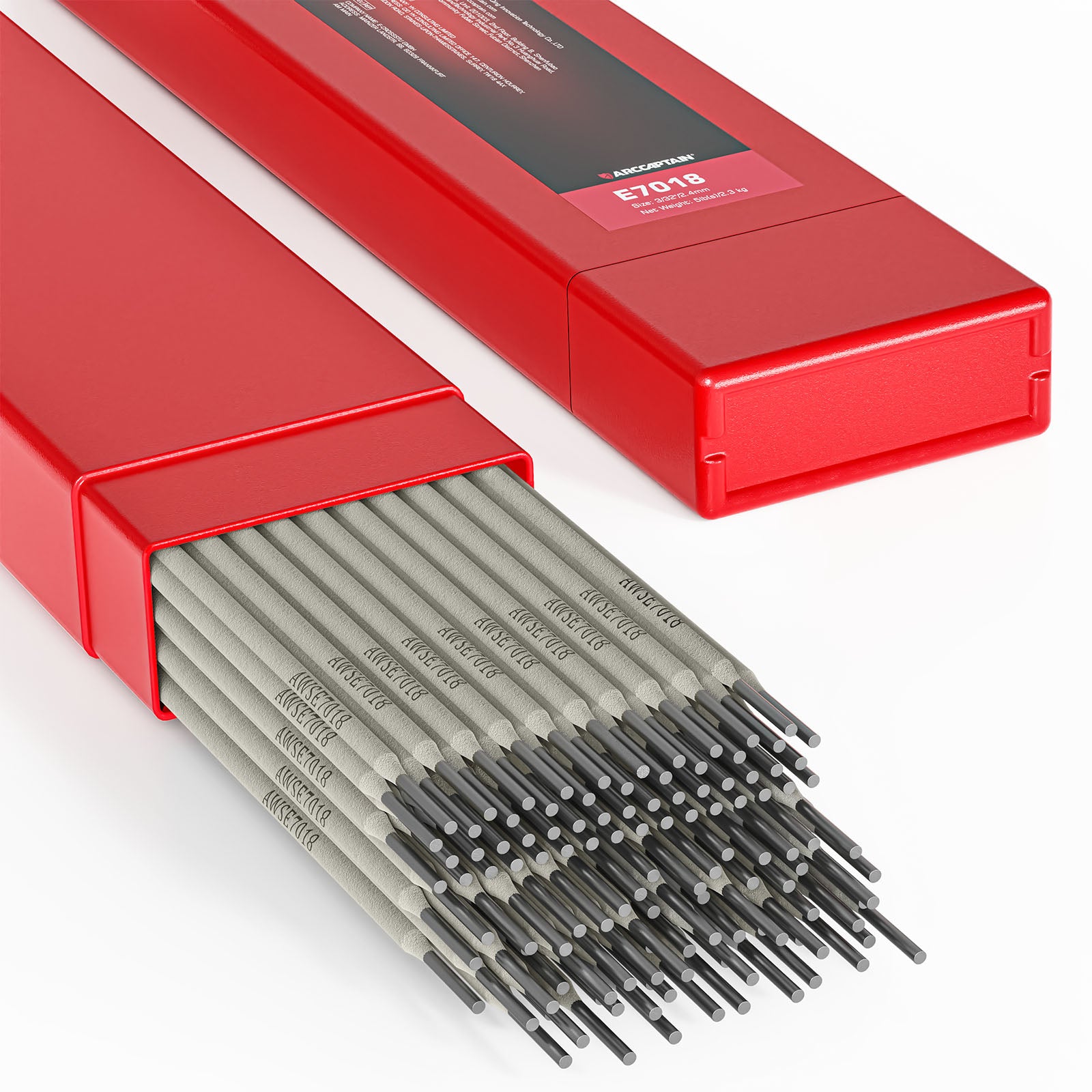 ARCCAPTAIN E7018 Welding Rods 5LB – Carbon Steel, Low Hydrogen