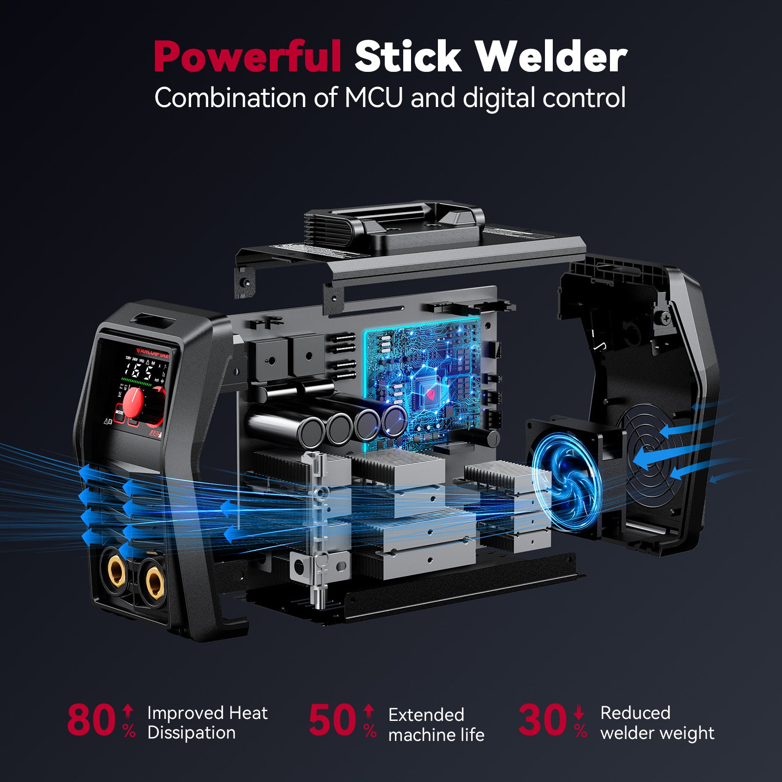 ARC165 PRO Advanced SYN Stick and Lift TIG Welder