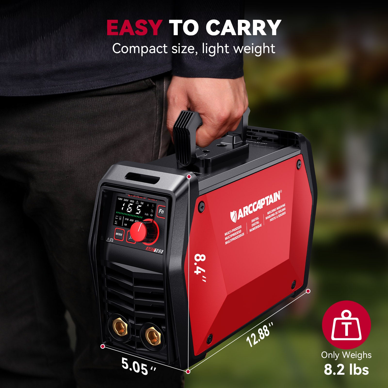 ARC165 PRO Advanced SYN Stick and Lift TIG Welder