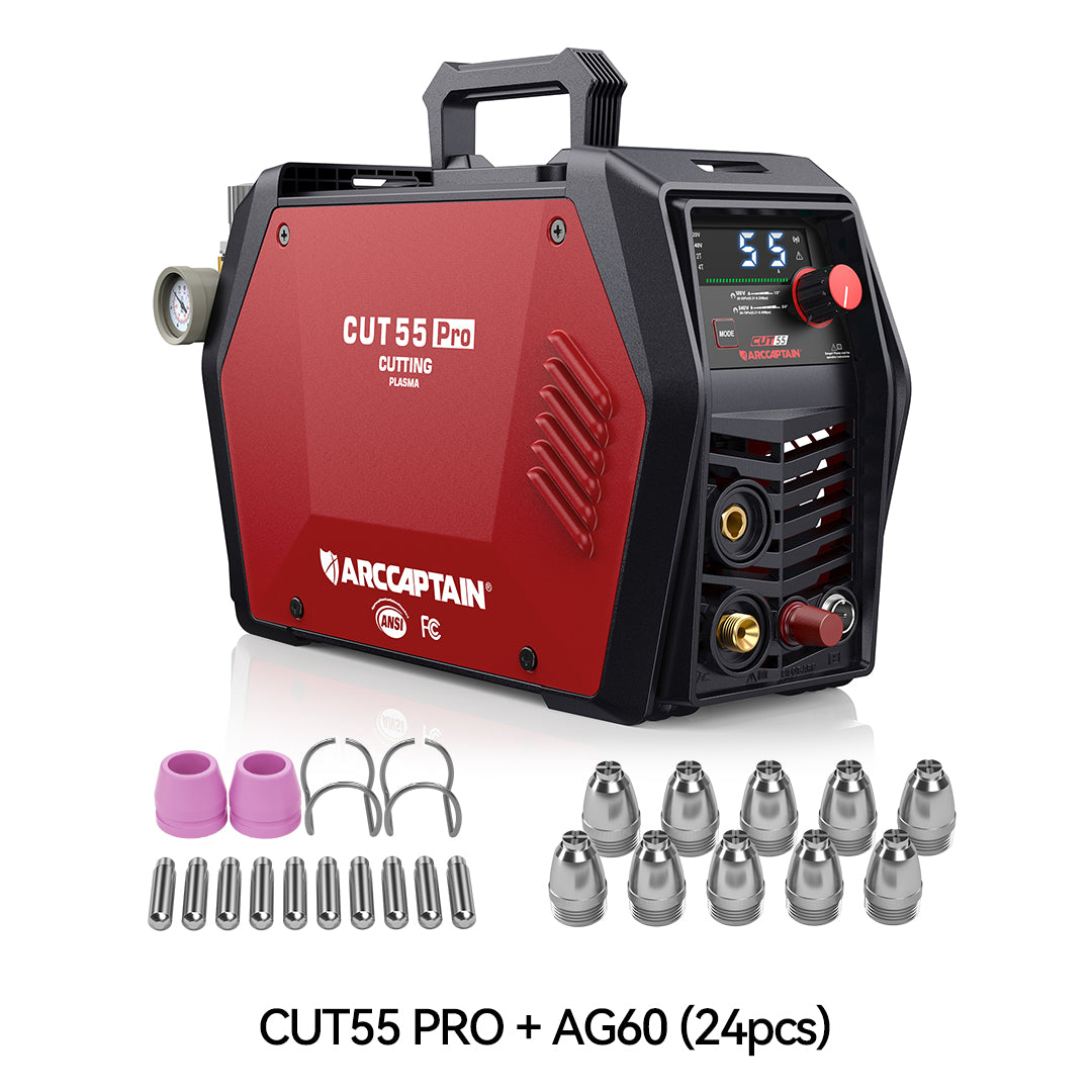 ARCCAPTAIN Cut55 Pro Pilot Arc Plasma Cutter, with digital display