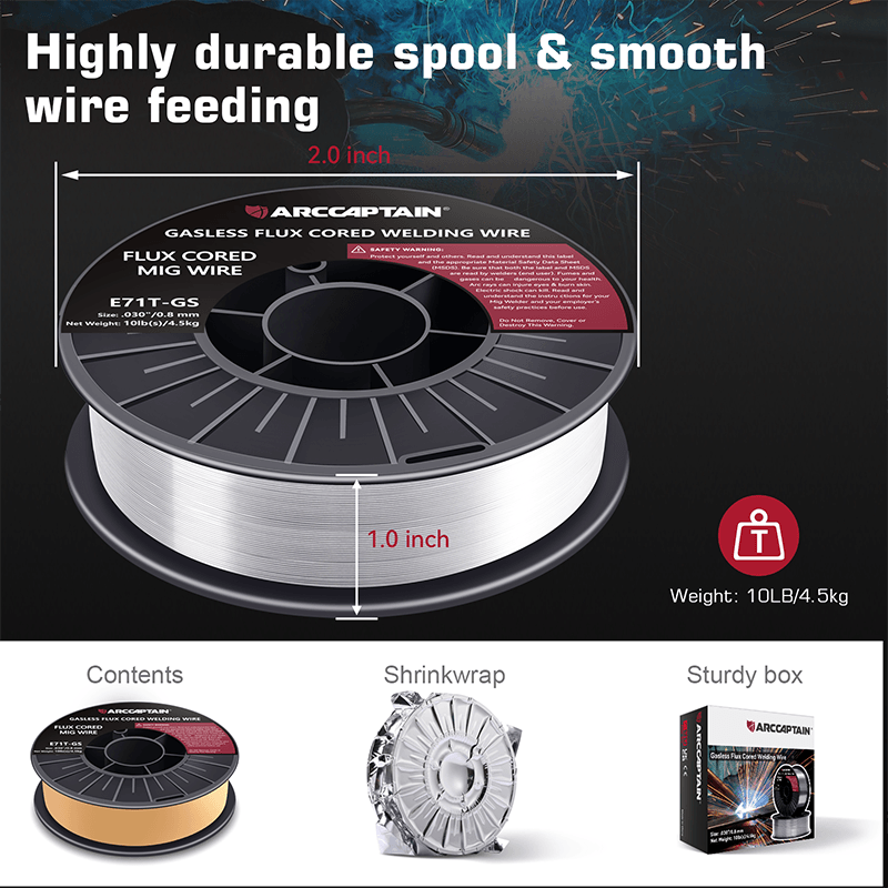 E71T-GS 10 Lbs Flux Core Welding Wire