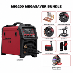 Arccaptain MIG200 Multi Process MIG Welder User-Friendly