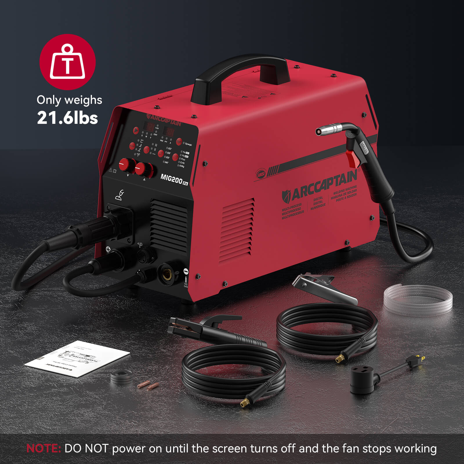 MIG200 Fit Affordable Aluminum MIG Welder
