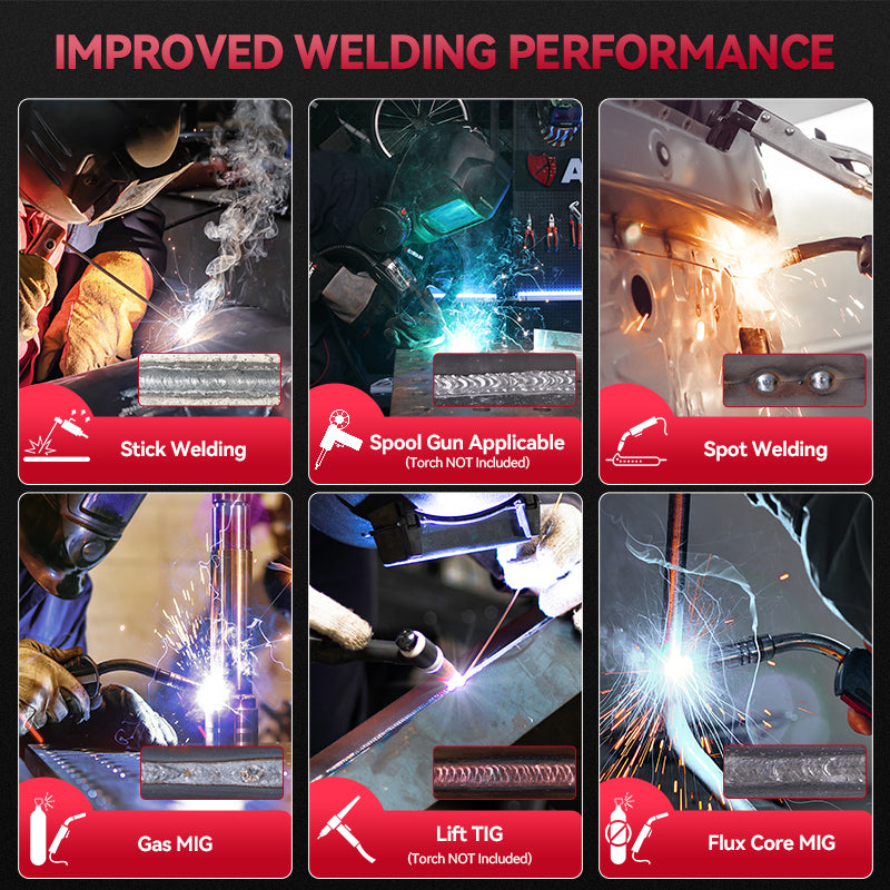 MIG205 Pro APP Control Multi Process Welder