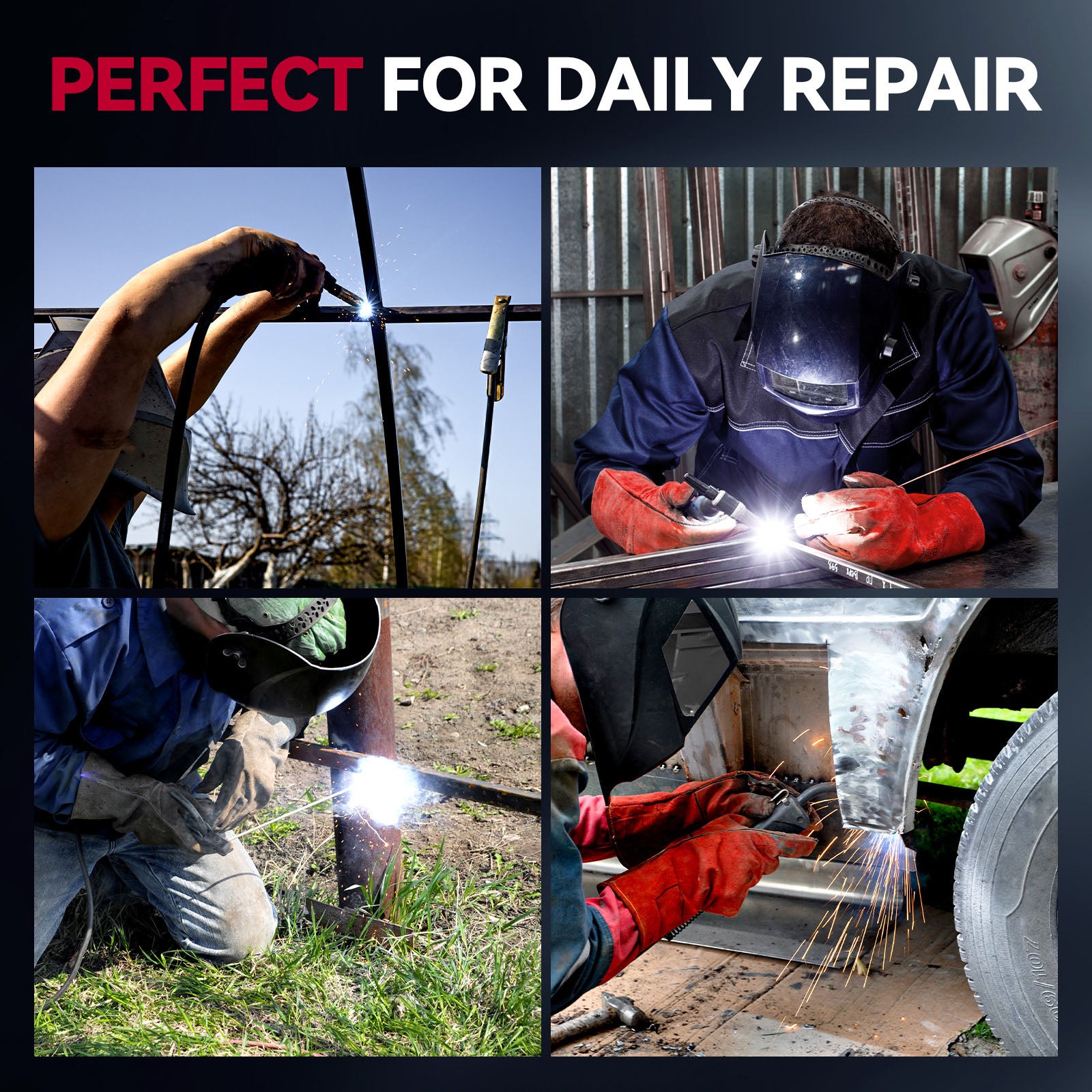 MIG145 Pro Portable 3 in 1 Flux Core Welder