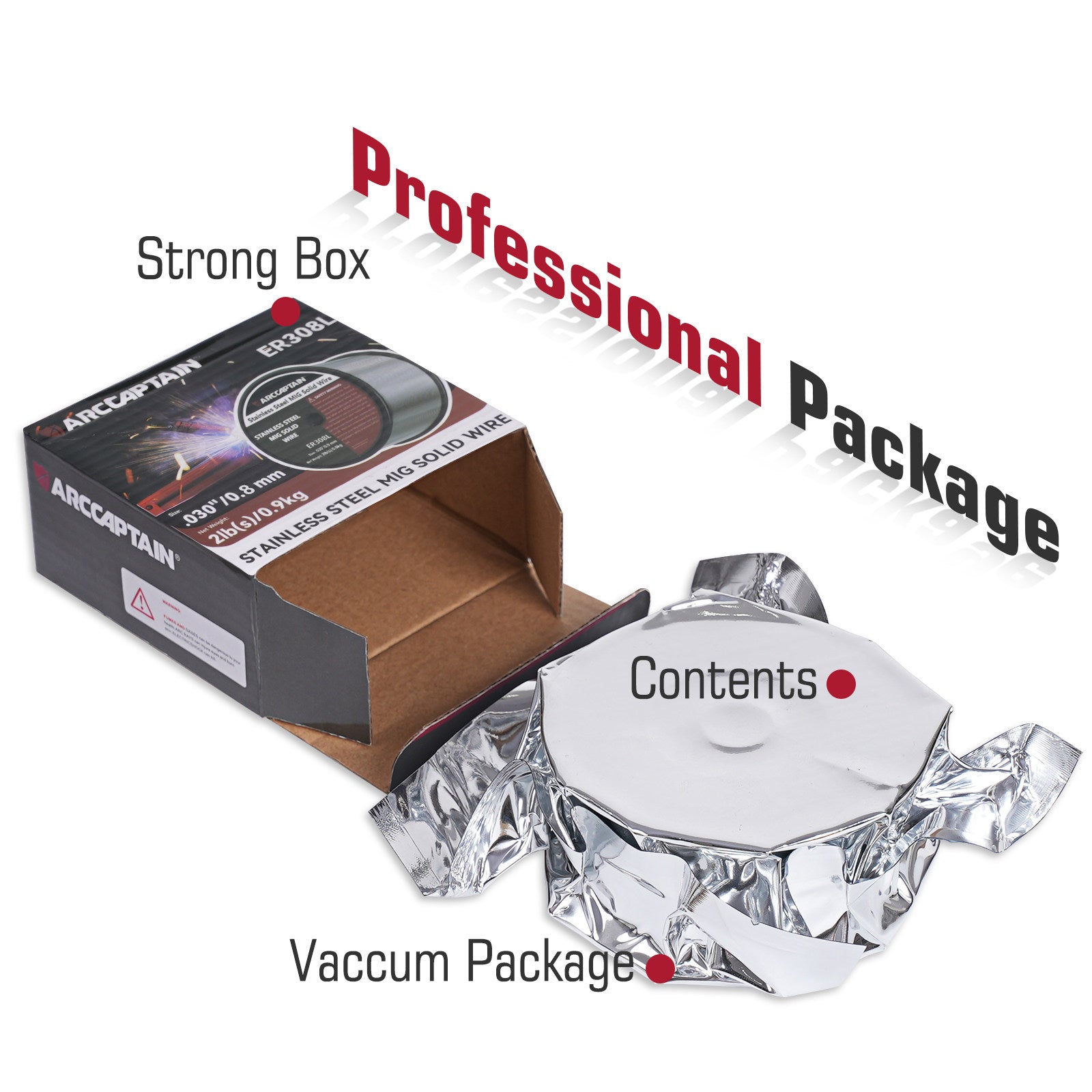 Solid Wire 2 Lbs Stainless Steel Mig Welding Wire