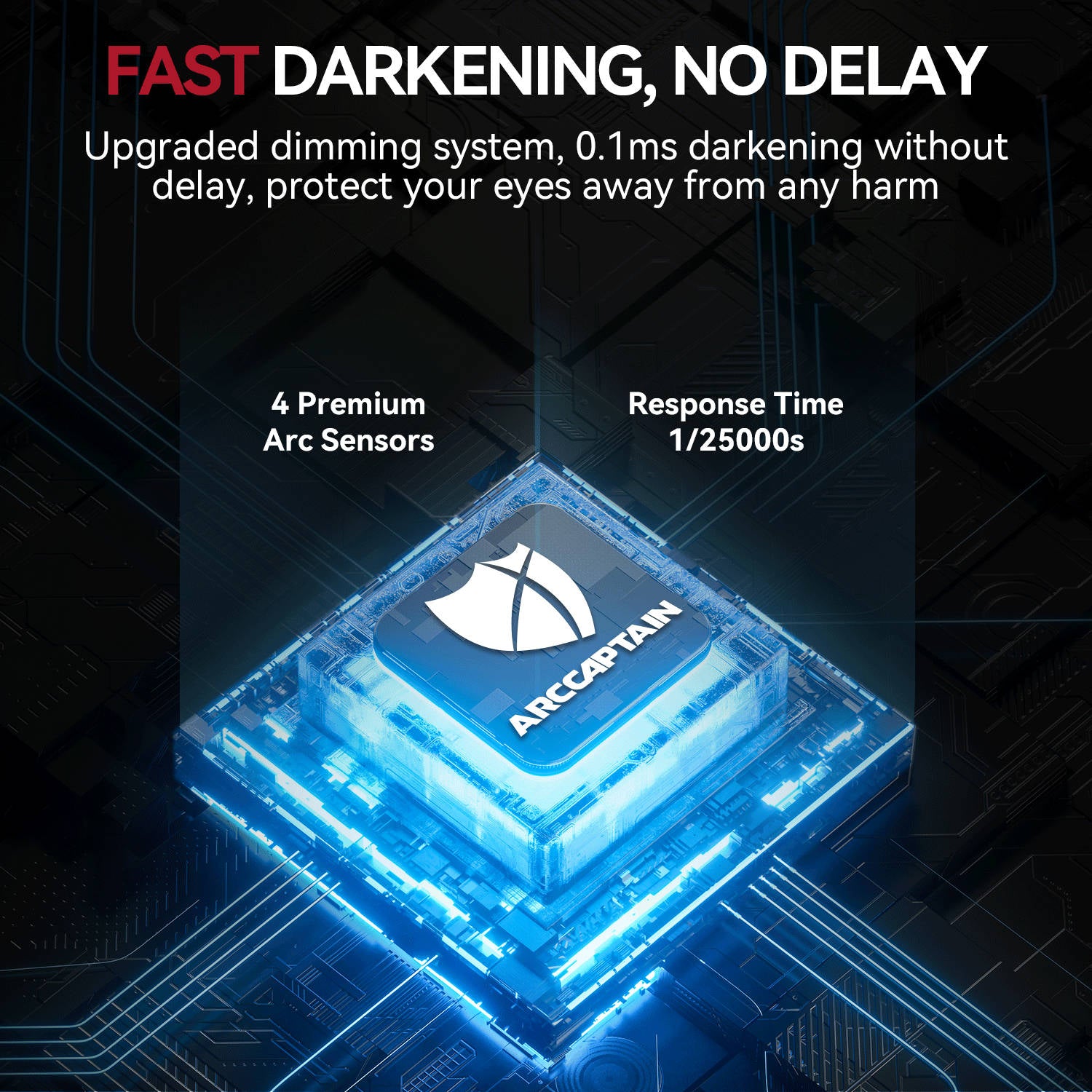 Super Large Viewing Welding Helmet with Side View HSH-C90