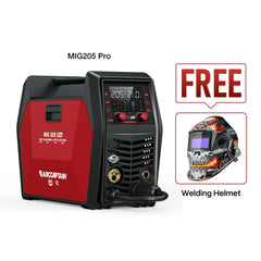 Arccaptain Machine With Welding Helmet Bundle