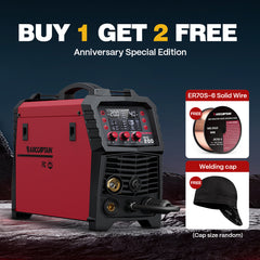 Arccaptain MIG200 Multi Process MIG Welder Novice/Professional Friendly Welder