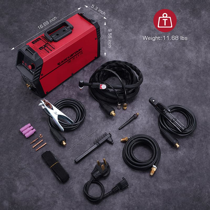 TIG200 DC TIG Lightweight IGBT Inverter HF TIG/Stick Welder