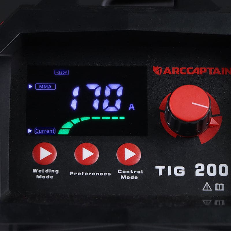 TIG200 DC TIG Lightweight IGBT Inverter HF TIG/Stick Welder