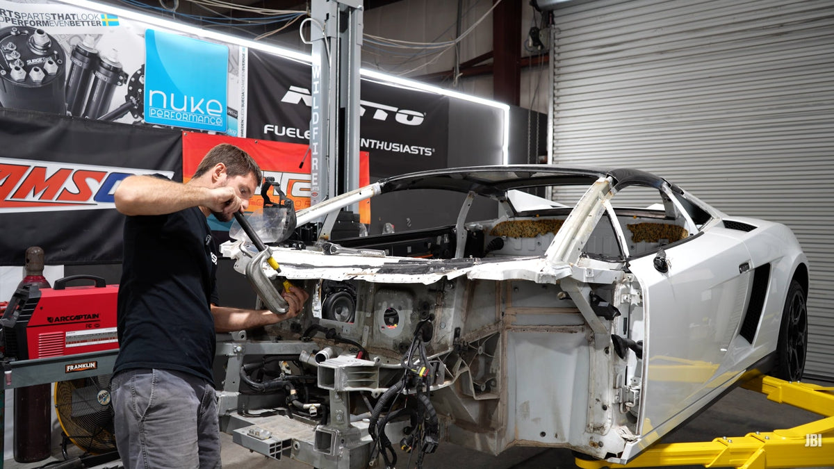 How Welding Helps Restore a Wrecked Lamborghini