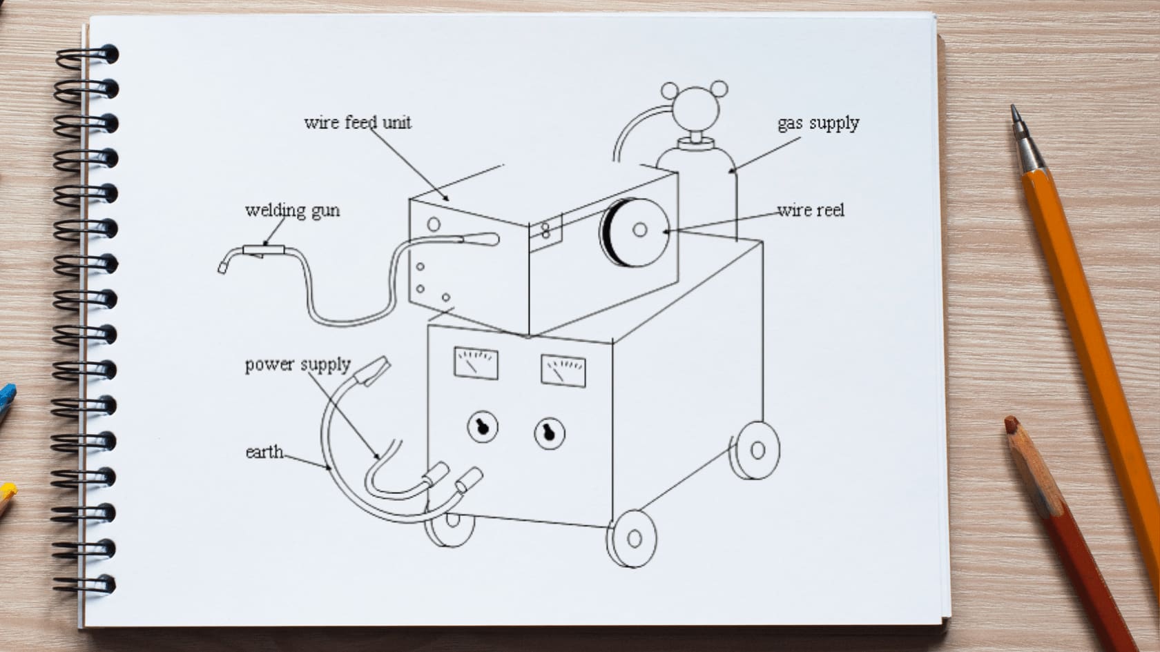 MIG Welder Parts Diagram