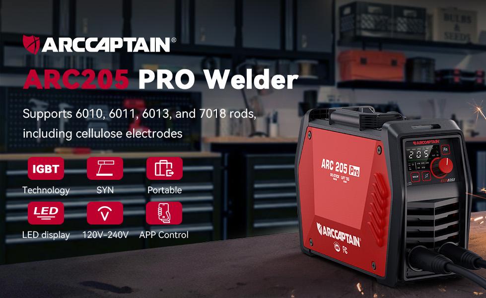 Arccaptain ARC205 Pro Review: Compact Power Meets Smart Welding Control