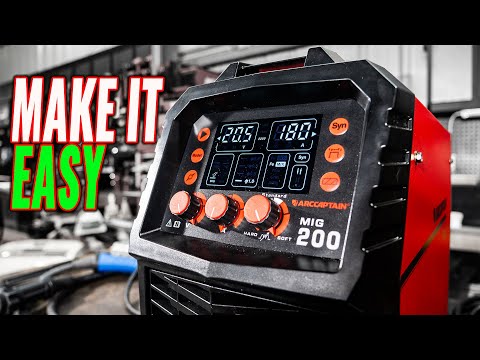 Start Welding in Minutes for just $400 with ArcCaptain MIG200 110V/220V Multi Process Welder