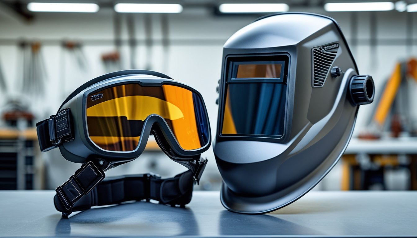 welding goggles vs helmet