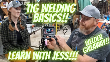 Learning how to TIG weld made easy ARCCAPTAIN TIG200P