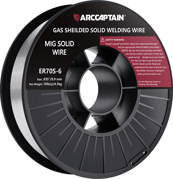 ARCCAPTAIN 10 Lbs E71T-GS Flux Core MIG Welding Wire