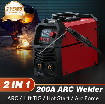 ARCCAPTAIN ARC Welder 200A Stick Welder, 110V/220V ARC/Lift TIG Welder Machine Portable