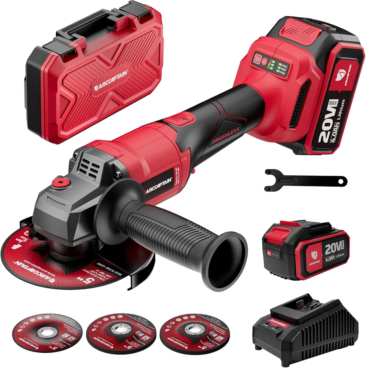 ArccaptainCordless Angle Grinder Tool