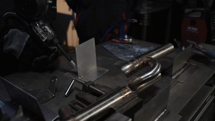 MIG welding demonstration