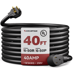 40 Amps 220V Power Extension Cord Heavy Duty Welding Cord