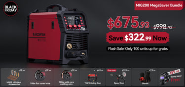 Black Friday MIG200 Megasaver Welder Deals