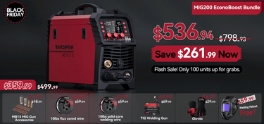 MIG200 Black Friday Welder Deals 