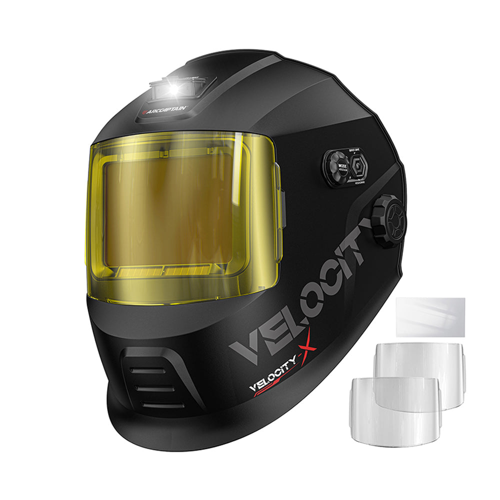 VistPlateWCRV18−ALU V-TechSystem ALU6060 Arccaptain Welding Helmet for Professional Welder | Shade 4–15, 9