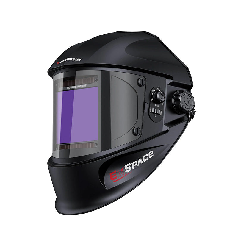 Lightweight Welding Helmet with True Color Black EXSpace VisionX200