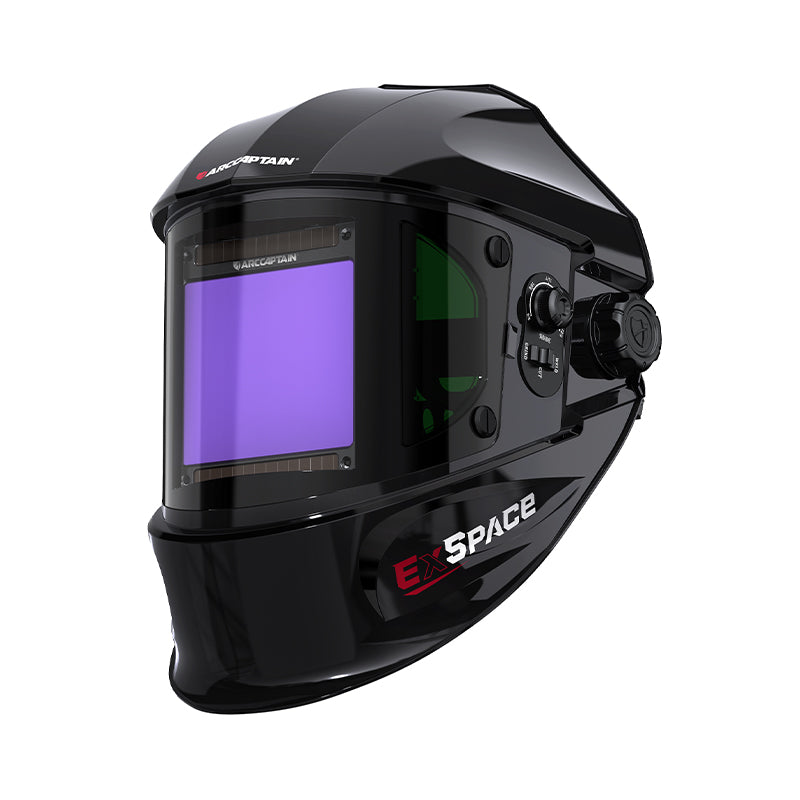 Casco de soldadura con oscurecimiento automático de visión grande 3,94" casco de soldadura de color verdadero X3.66"