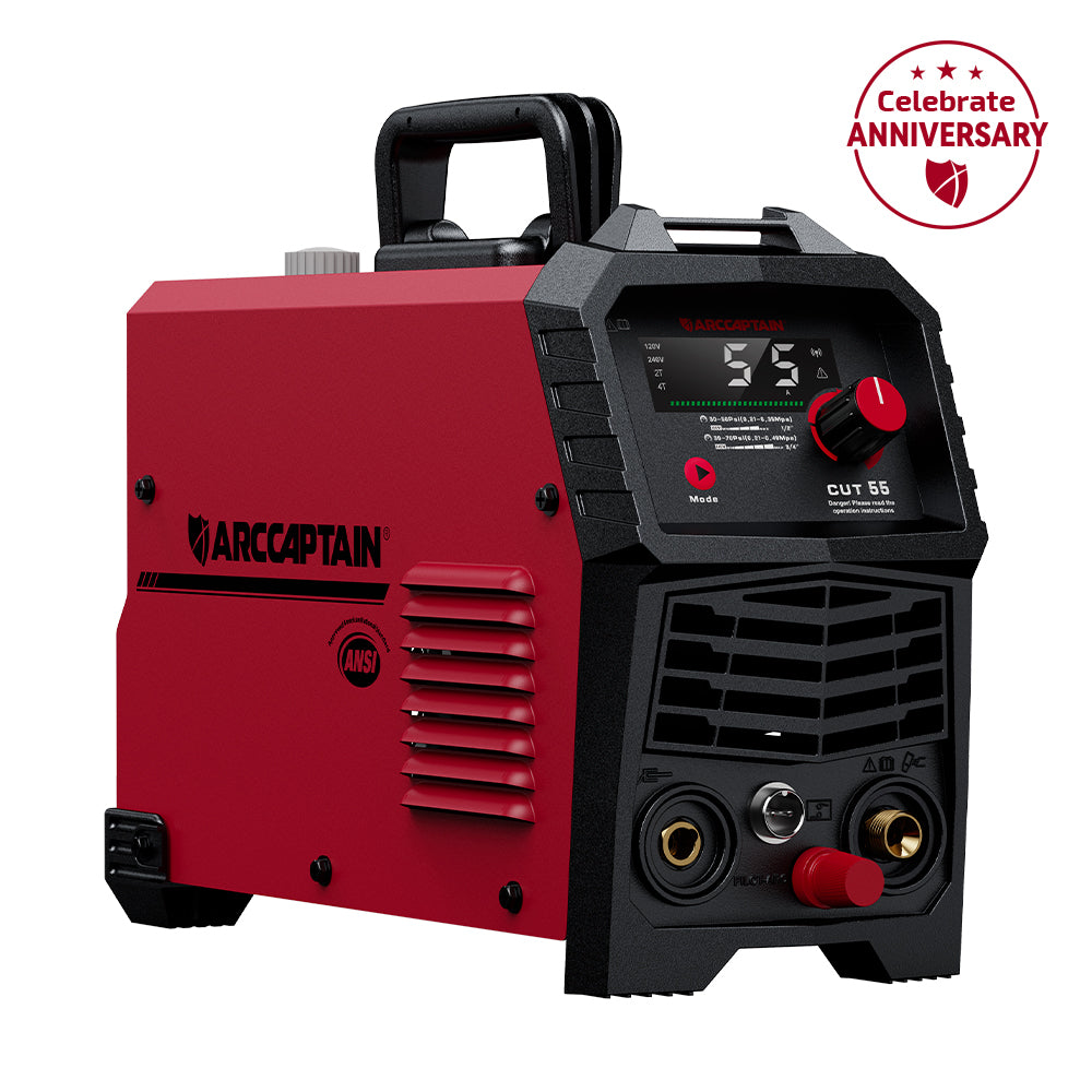 Arccaptain CUT55 Non-Touch Pilot Arc Plasma Cutter LED Display