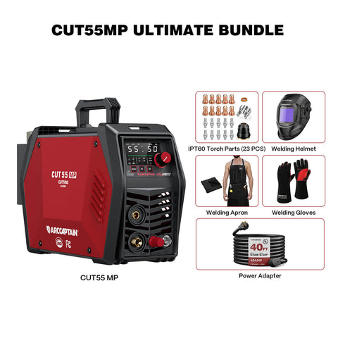 Arccaptain CUT55 MP Non-HF Plasma Cutter Ultimate Bundle