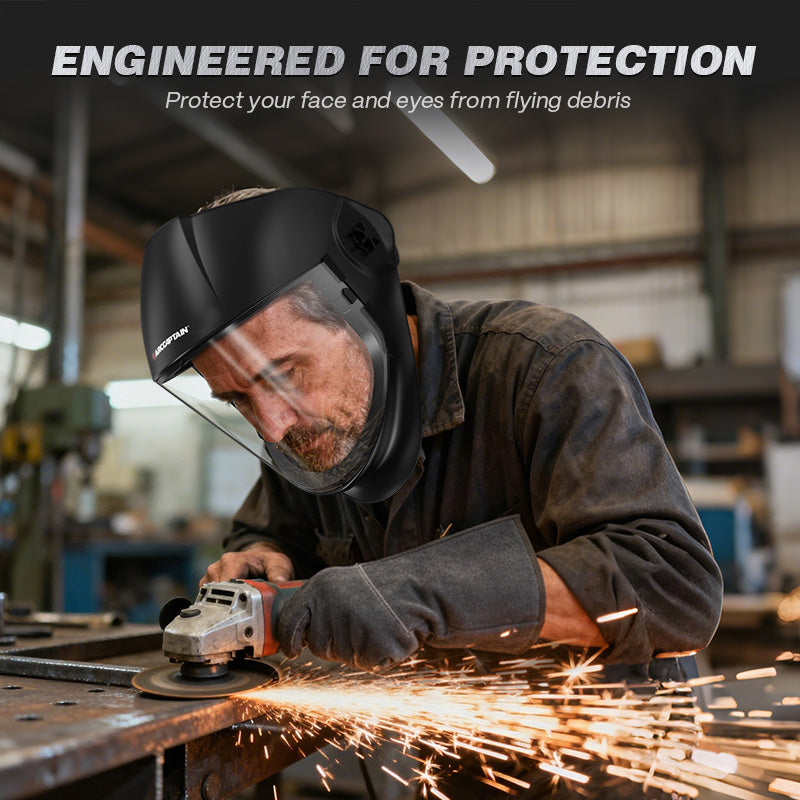 High Protection Clear Anti fog Grinding Face Shield With Adjustable high-protection-clear-anti-fog-grinding-face-shield-with-adjustable