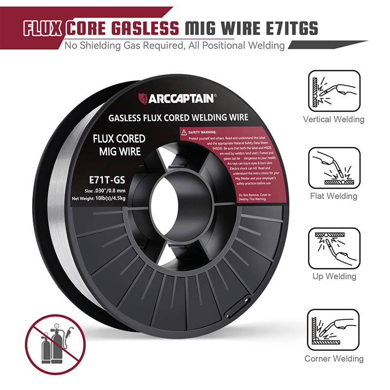 MIG welding wire types - Flux Core Welding Wire Non-GAS Mild Carbon Steel Welding Wire