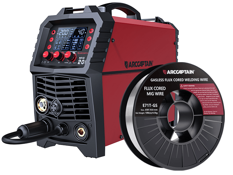 ARCCAPTAIN 10 Lbs E71T-GS Flux Core MIG Welding Wire