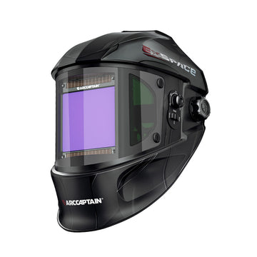 Solar Powered Welding Helmet Gray EXSpace VisionX300