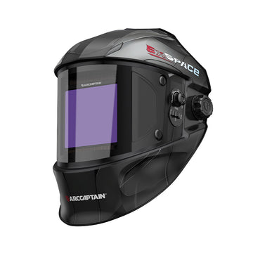 Casque de soudure assombrissant automatique de grande vue 3,94