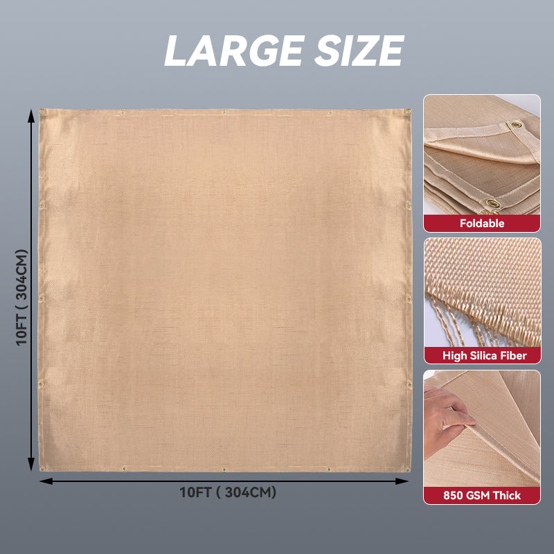 Heavy Duty Fiberglass Welding Fireproof Blanket