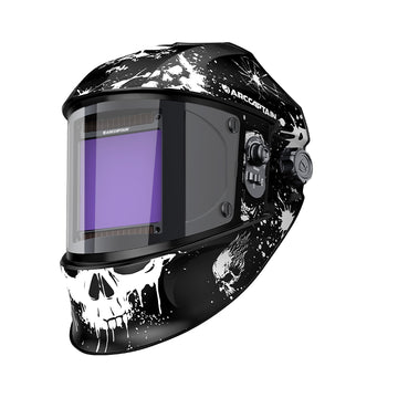 Large Viewing Screen Welding Hood Ink Splash EXSpace VisionX200