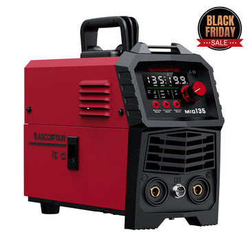 Arccaptain MIG135 Three in One 110V Gasless MIG Welder