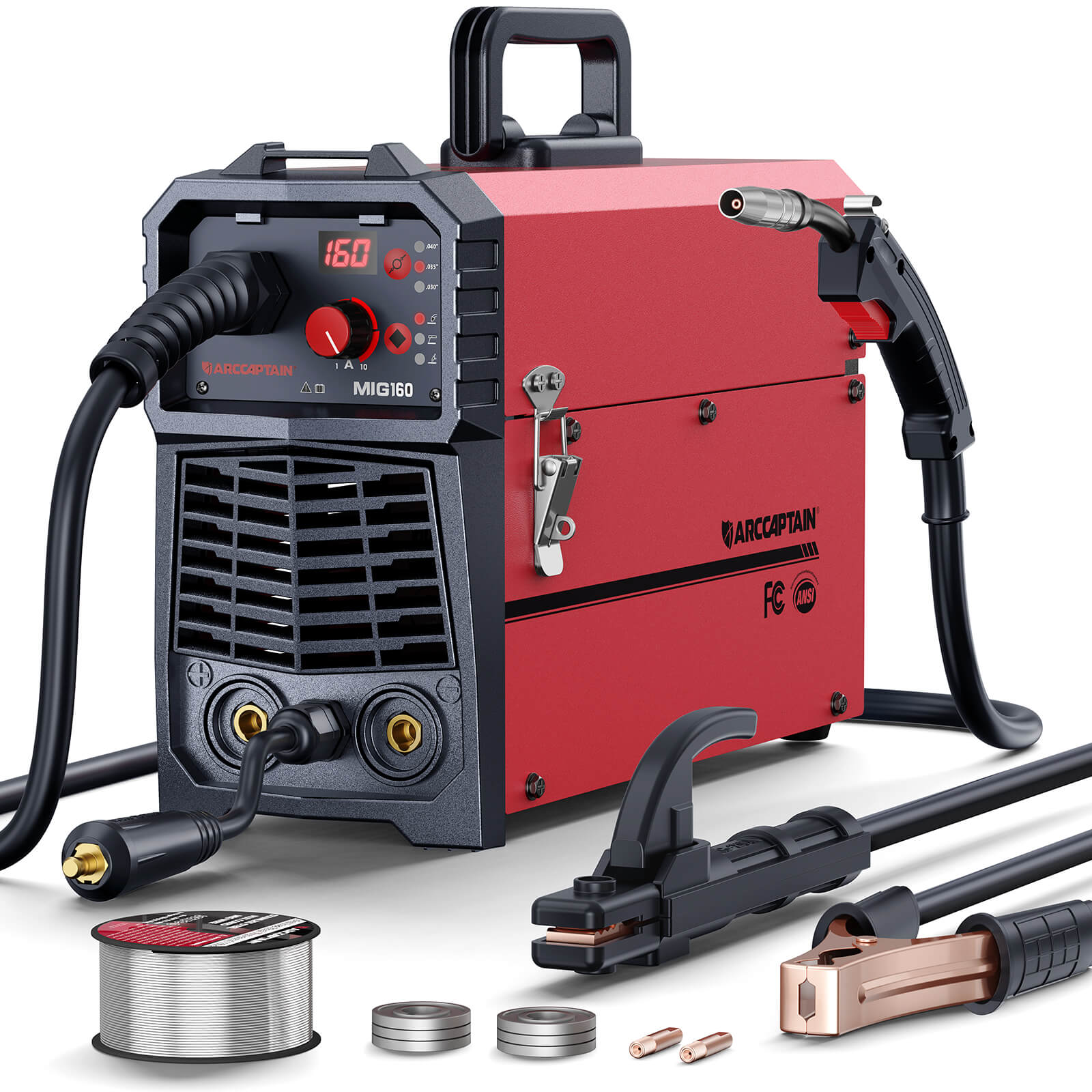 MIG160 4 in 1 Dual Voltage MIG Welder