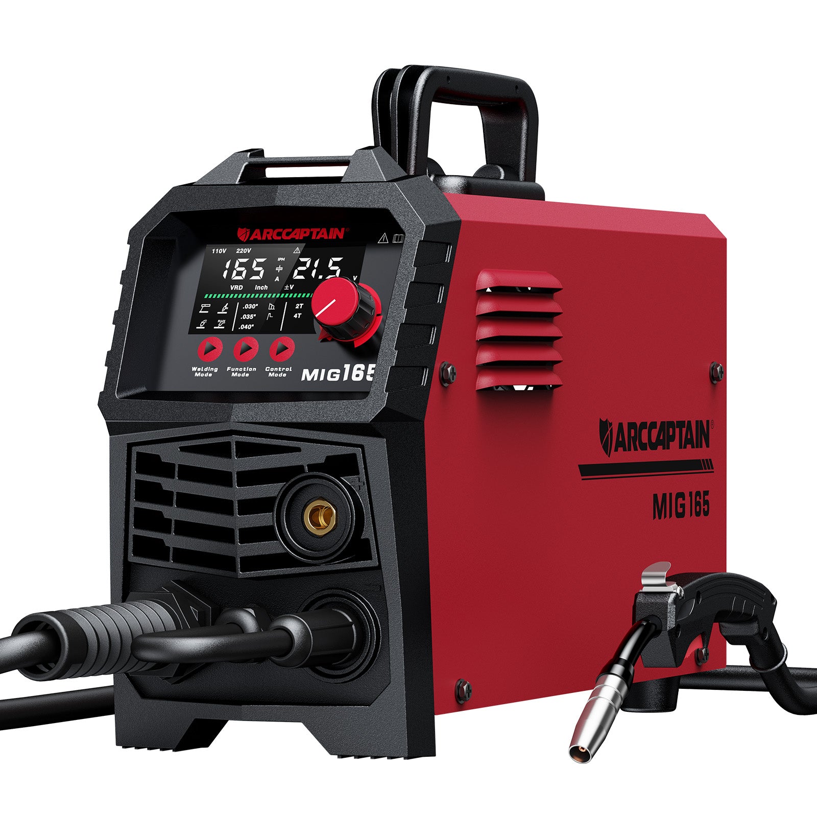 Arccaptain MIG165 Portable MIG Welder Machine For Beginners