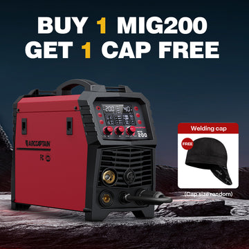 Arccaptain MIG200 Multi Process MIG Welder Novice/Professional Friendly Welder