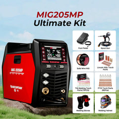 Arccaptain MIG205MP All-in-One Pulse MIG Welder and Cutter Combo