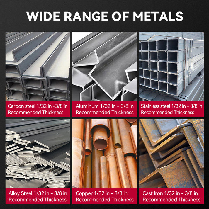 Arccaptain MIG205 Pro Gas MIG Welder Stainless Steel MIG Machine