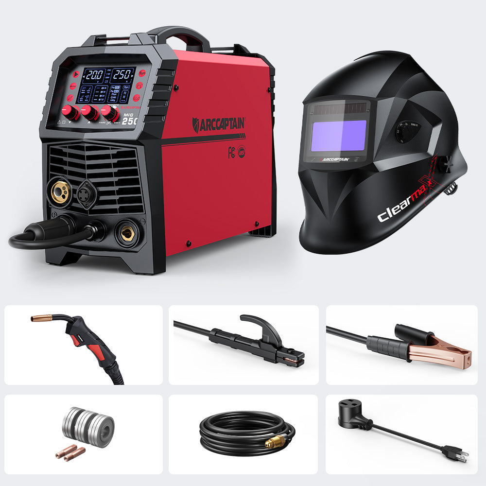 Best Multi Process Welder 250 Amps MIG Welder - Arccaptain MIG250