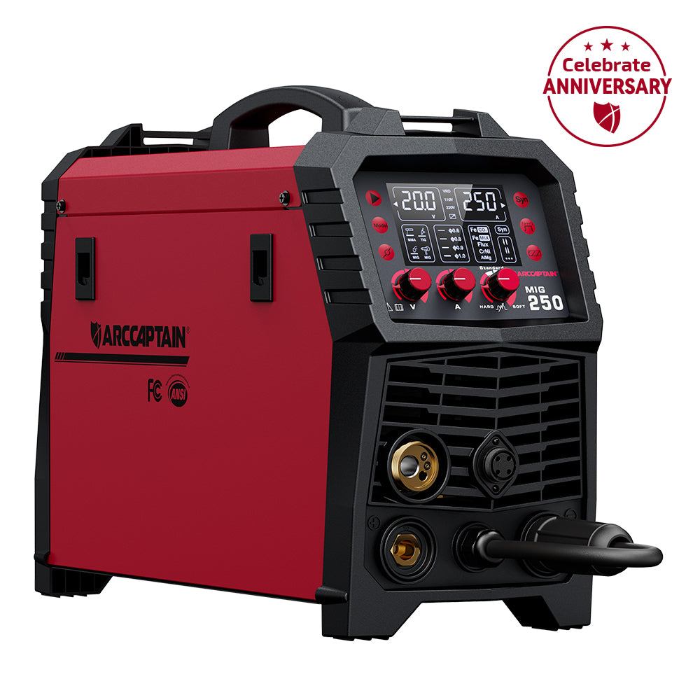 Arccaptain MIG250  Multi Process Welder 250 Amps MIG Welder