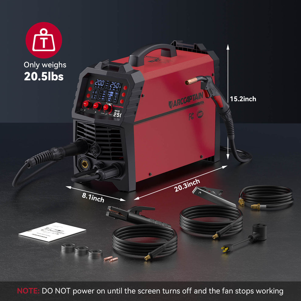 Best Multi Process Welder 250 Amps MIG Welder - Arccaptain MIG250